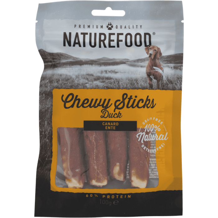 Nature Food Lixoudies Skulou Chewy Sticks With Duck 100gr